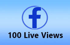 100 Facebook Live Views