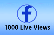 1000 Facebook Live Views