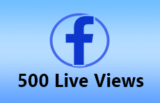 500 Facebook Live Views