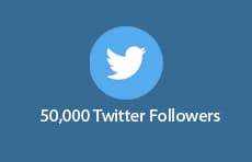 50000 Twitter Followers