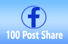 100 Fb Post Share