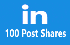 100 LinkedIn Post Shares