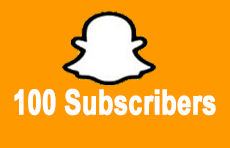 100 Snapchat Subscribers
