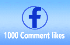 1000 Fb comment Likes
