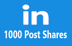 1000 LinkedIn Post Shares