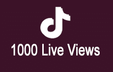 1000 Tiktok Live views