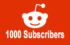 1000 Reddit Subscribers
