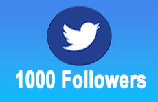 1000 Twitter Followers