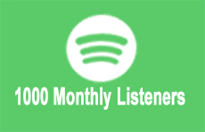 1000 spotify Monthly Listeners