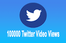 100000 Twitter Video Views