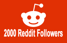 2000 Reddit Followers