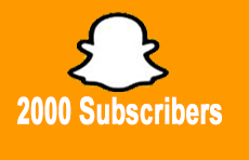 2000 Snapchat Subscribers