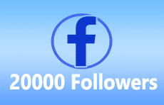 20000 Facebook Profile Followers