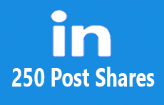 250 LinkedIn Post Shares