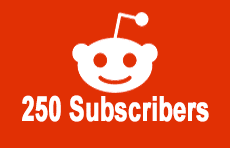 250 Reddit Subscribers