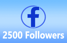 2500 Facebook Profile Followers