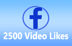 2500 Facebook Video Likes