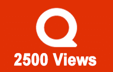 2500 Quora Views