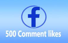 500 Fb comment Likes