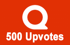 500 Quora Upvotes