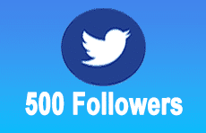 500 Twitter Followers