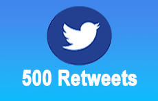 500 Twitter Retweets