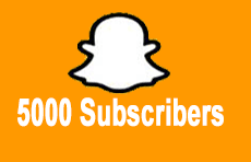 5000 Snapchat Subscribers