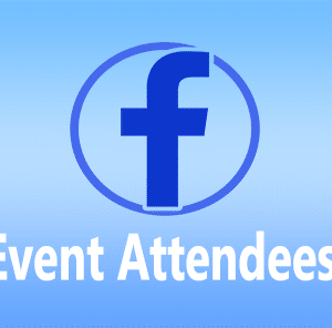 Facebook Event attendees