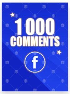 1000 comments on facebook