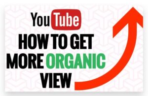 how to get more organic views on youtube