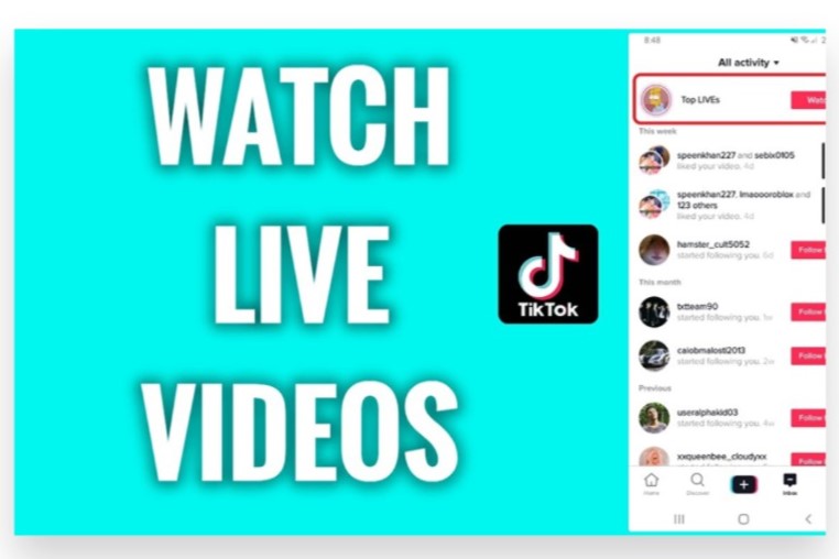 how to watch tiktok live