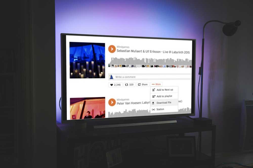 how to download a audio from soundcloud